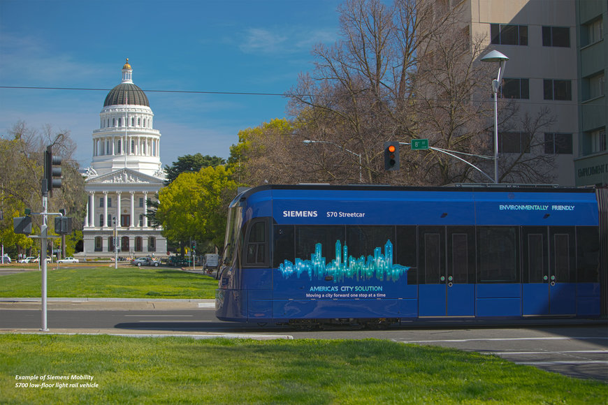 Sacramento bestellt 20 Stadtbahnen bei Siemens Mobility